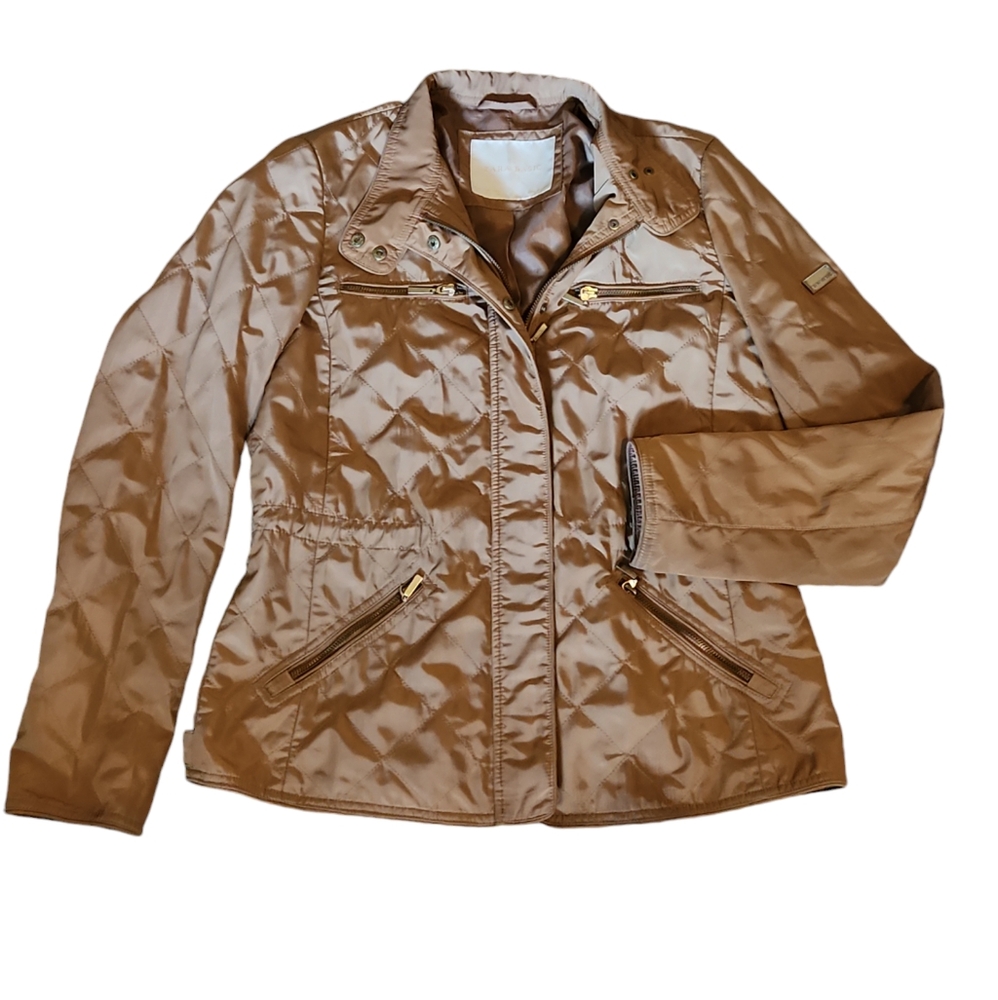 Zara Basic Parka Jacket Sz M Adjustable - image 1